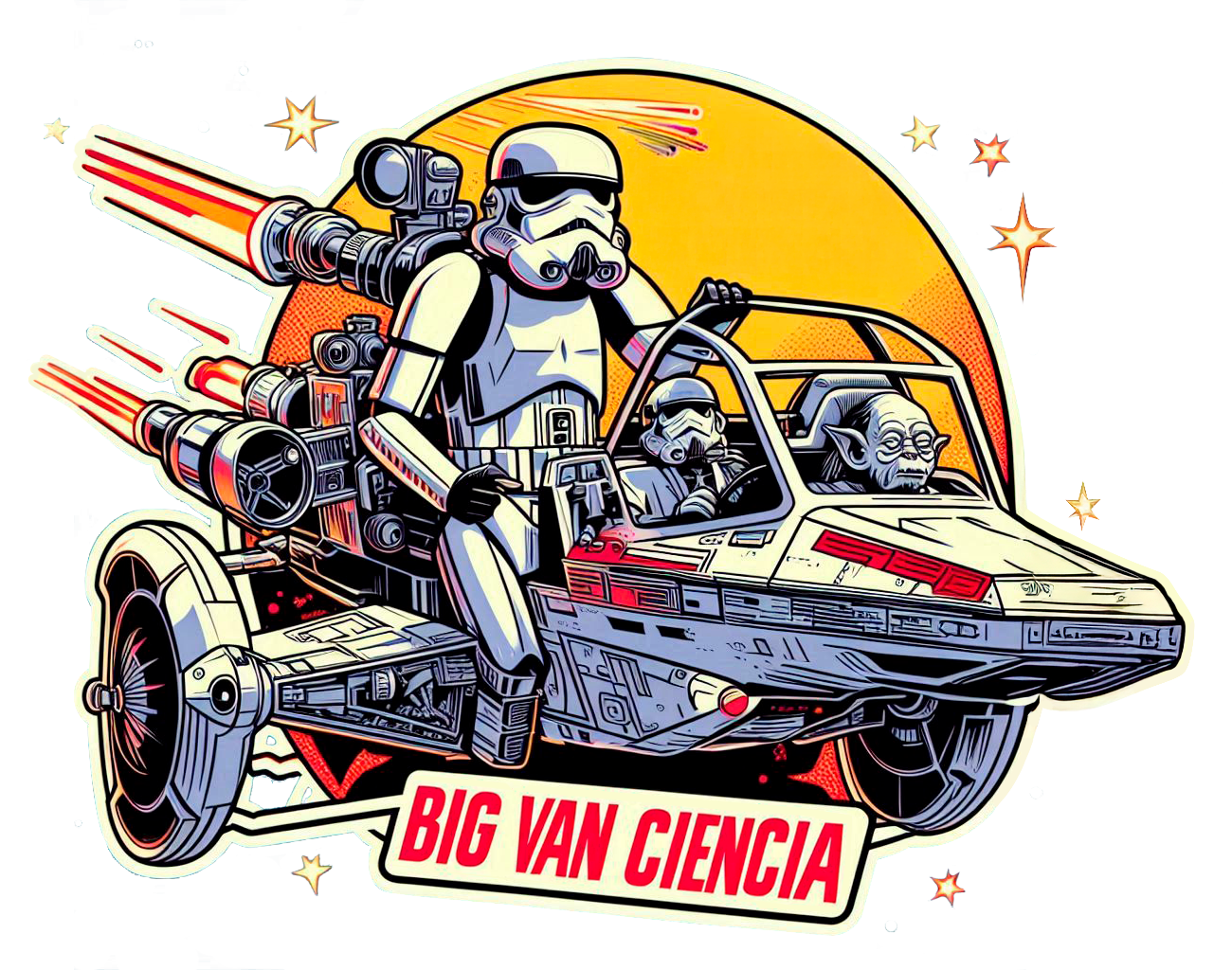 grupo big van ciencia ilustracion friki
